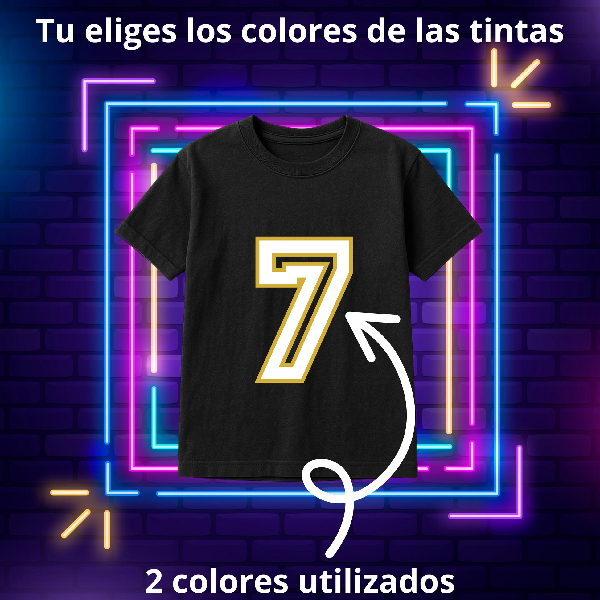 1.1 Playera 100% Personalizada con serigrafia, regular manga corta, cuello redondo