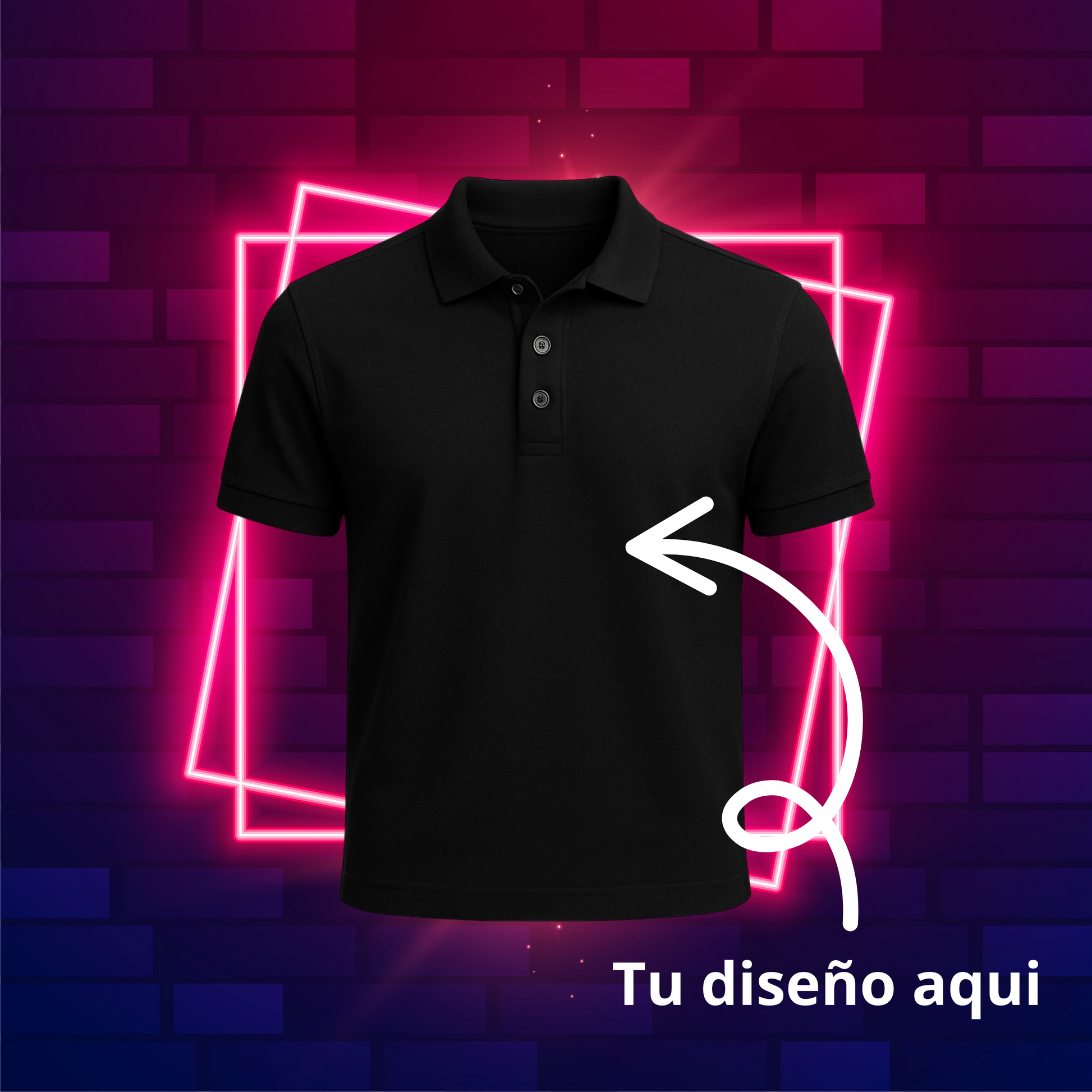 2.1 Playera 100% personalizada Tipo Polo con serigrafia