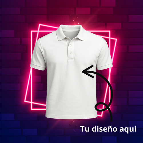 2.1 Playera 100% personalizada Tipo Polo con serigrafia